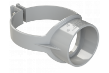 POLYPIPE RING-SEAL STRAPBOSS(OPEN);BACKFIX 4\"/110 GY