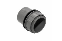 FLOPLAST S/WELD TANK CONNECTOR; 40MM GREY