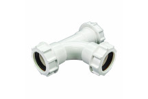 FLO UNI EQUAL TEE 91.25 DEG; 32MM WHT