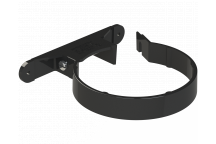 POLYPIPE RING-SEAL PIPE CLIPS (PLASTIC);4\"/110MM BLK