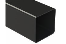 DPSQ65 SQUARE DOWNPIPE; 4M BLACK