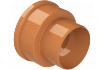 DRAIN THICK CLAY PIPE ADAPTOR; 4\"/110MM