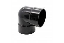 FLOPLAST S/WELD KNUCKLE BEND 90 DEG; 50MM BLACK