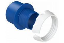 POLYFAST 63MMX2\" DARK BLUE ADAPTER SET