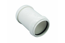 FLO PUSHFIT STRAIGHT COUPLING; 40MM WHT