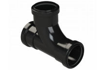 PUSHFIT SWEPT TEE 91.25DEG; 50MM BLACK