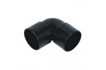 E.TUPLING SOLVENT WASTE 90DEG BEND - 40MM - BLACK
