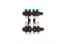 *UFH PLASTIC 15MM MANIFOLD PFIT; 4 PORT