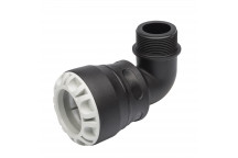 PLASSON PUSHFIT MALE ELBOW - 20MM X 1/2\"