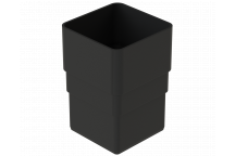 DPSQ65 PIPE CONNECTORS; PLAIN BLACK