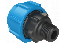 POLYFAST MALE ADAPTOR; 25MM X 1/2\" BSP