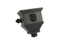 105MM ROUND CAST IRON EFFECT BATH HOPPER LION