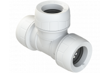 POLYPLUMB ENHANCED - 28MM EQUAL TEE - WHITE