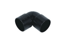 E.TUPLING SOLVENT WASTE 90DEG BEND - 32MM - BLACK