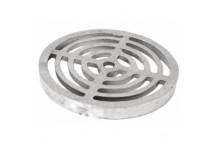 DRAIN BOTTLE GULLY - ROUND ALUM GRID