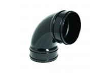 FLOPLAST SOLVENT SOIL 110 92.5D D/S BEND; BLACK