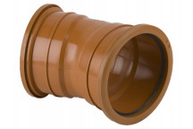 160MM X 22½° DOUBLE SOCKET BEND