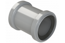 PUSHFIT UNIVERSAL WASTE COUPLER;50MM GRY