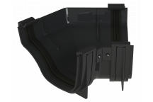 OGEE EXTRA 135 DEG EXTERNAL ANGLE; BLACK