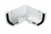 OGEE EXTRA 90 DEG INTERNAL ANGLE; WHITE