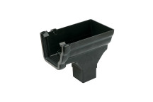 FLO NIAGARA STOPEND O/LET;RH 65MM SQ BLK