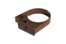 FLOPLAST MINIFLO DOWNPIPE CLIP BROWN