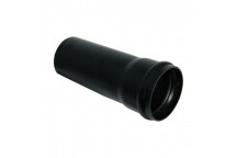 E.TUPLING 6\" PUSH-FIT SOIL PIPE BLACK - 4M