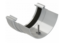 RW FITTS PLASTIC-METAL GUTT ADAPTOR;GREY