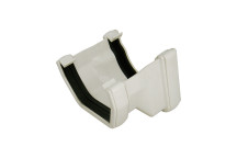 FLO NIAGARA TO SQ GUTTER ADAPTOR; RH WHT
