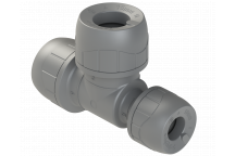 POLYPLUMB END REDUCED TEE; 15X10X15MM