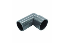 FLOPLAST S/WELD SWIVEL BEND 90 DEG; 32MM ANTHRACITE GREY AG