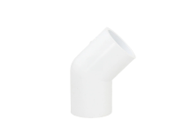 E. TUPLING OVERFLOW 90 DEG KNUCKLE BEND 21.5MM - WHITE