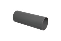 FLOPLAST PLAIN END PIPE;4\"/110MM SOIL 3M ANTHRACITE GREY AG