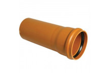 E.TUPLING 110MM UNDERGROUND DRAINAGE PIPE - 3M - SINGLE-SOCKET