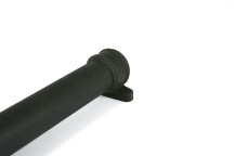 105MM ROUND CAST IRON EFFECT DOWNPIPE WITH LUGS X 1.8M