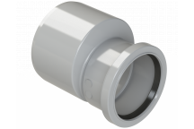 POLYPIPE RING-SEAL REDUCER;4\"/110MM TO 82MM SOIL GRY
