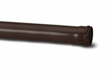 E.TUPLING SINGLE-SOCKET SOIL PIPE - 3M - BROWN