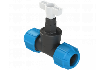 POLYFAST PLASTIC STOP COCK; 25MM