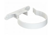 POLYPIPE RING-SEAL PIPE CLIPS (PLASTIC);4\"/110MM WHT