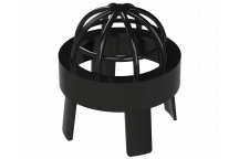 PUSHFIT VENT TERMINAL; 50MM BLACK