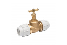 *PLASSON STOP TAP (DZR) - 32MM X 32MM