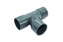 FLOPLAST S/WELD SWEPT TEE 92.5 DEG; 32MM ANTHRACITE GREY AG