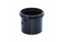 FLOPLAST RING-SEAL S/S PIPE COUPLER;4\"/110MM SOIL BLACK
