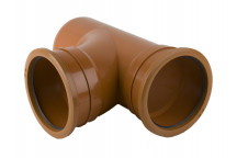 160MM X 160MM X 87½° DOUBLE SOCKET BRANCH