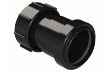 PUSHFIT THREADED COUPLING; 40MM BLACK