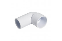 E.TUPLING SOLVENT WASTE SPIGOT 90DEG - 40MM - WHITE
