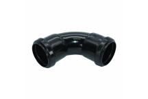 FLO PUSHFIT SWEPT BEND 92.5; 40MM BLK