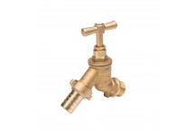 PLASSON BIB TAP (DZR) WITH DOUBLE CHECK VALVE 1/2\"