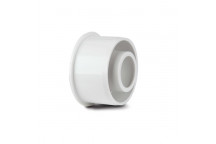 S/WELD REDUCER FROM WASTE; 40MM WHITE