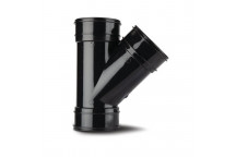 S2000 SINGLE BRANCH; 4\"/110MM 135DEG BLK